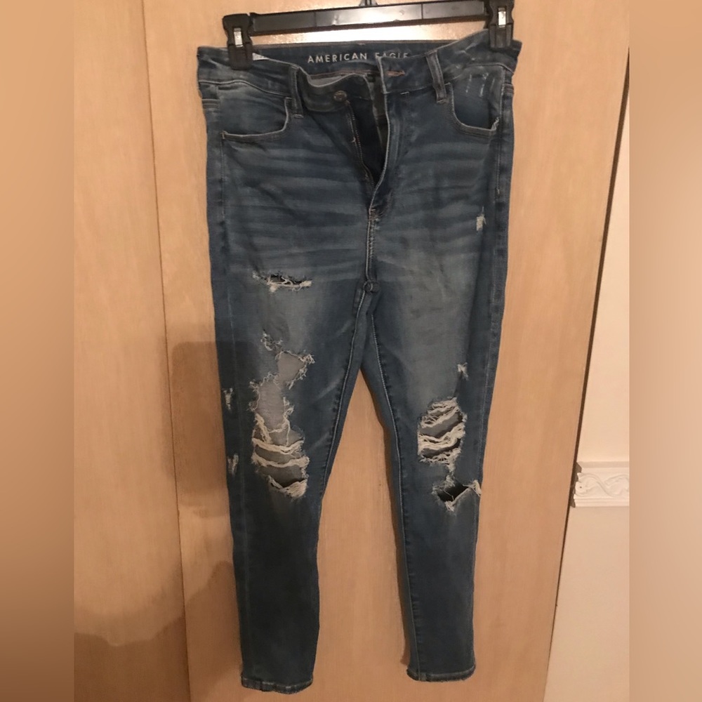 American eagle skinny jeans, size 10